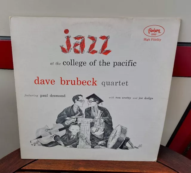 Dave Brubeck Quartet Jazz College Of Pacific Vinyl LP Schallplatte 3223 Fantasy