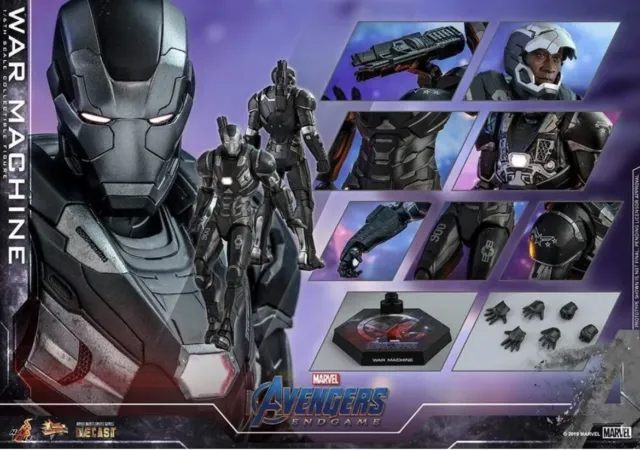 HOT TOYS 1/6 Diecast Marvel: Avengers Endgame - War Machine MMS530 D31