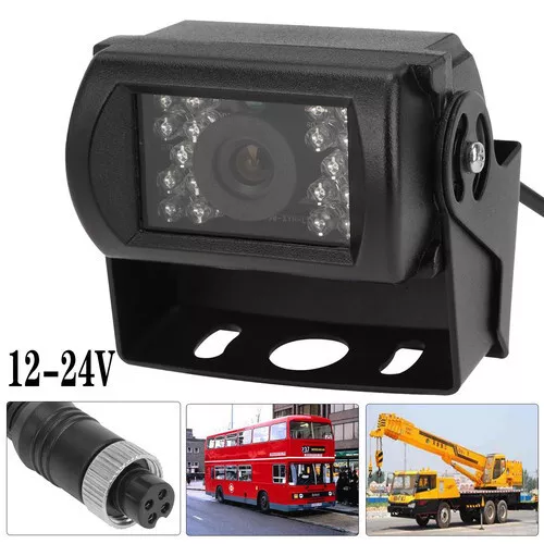 4Pin 12-24V Car Rear View Camera HD REVERSING CAMERA For Bus Truck Lorry Van UK