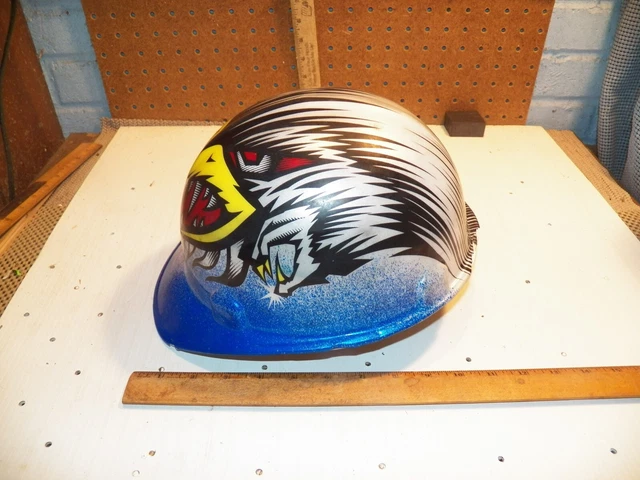 Vintage JACKSON PRODUCTS Special Design Hard Hat ATTACKING HAWK