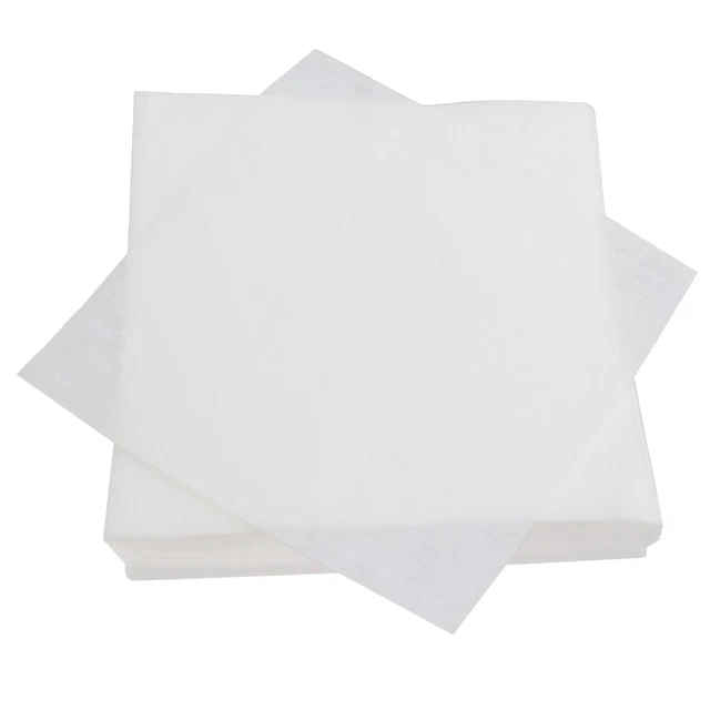 100Pcs Anti-static Lint-free Wipes Dust Free Paper Fiber Optic Tools 5*5cm