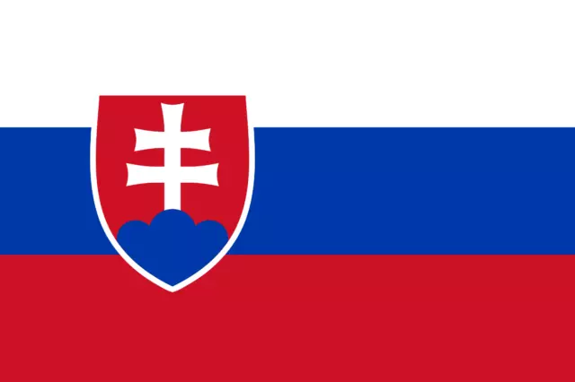 SLOVAKIA FLAG - NEW 5 x 3 FT - LARGE SLOVAKIAN -100% POLYESTER