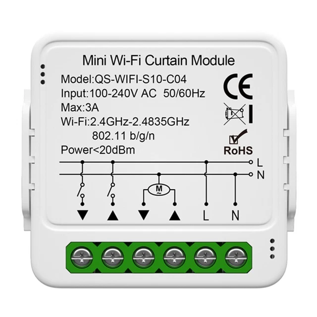 Comodo controllo app per interruttore tenda intelligente ZigBee e per tende a rullo