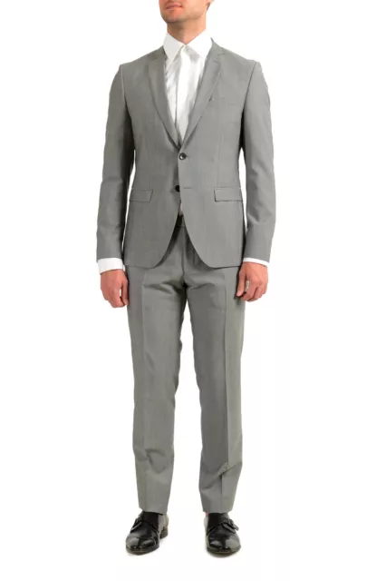 Hugo Boss Men's "Reymond/Wenten" Extra Slim Fit Wool Mohair Two Button Suit