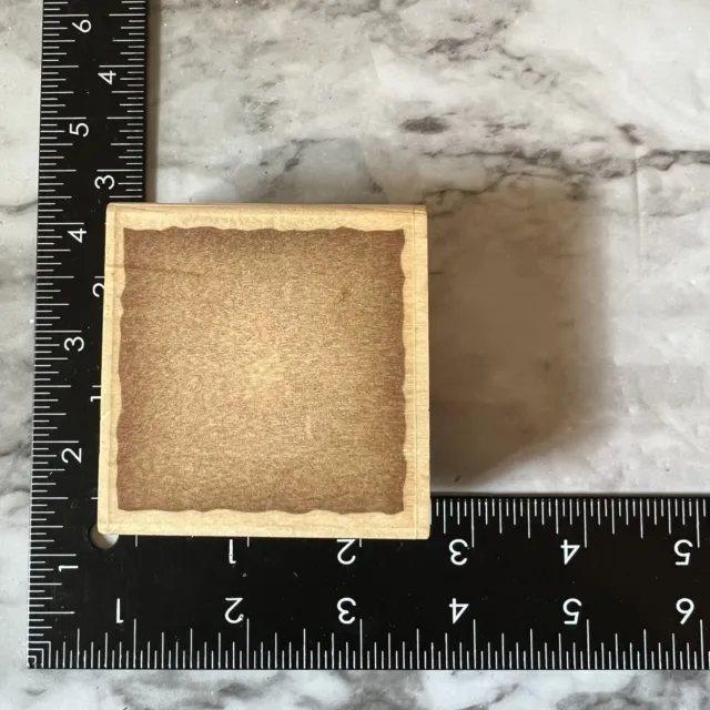 TEXTURED SQUARE BACKGROUND BLOCK Rubber Stamp by Stampabilities