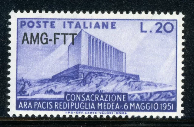 AMG-FTT Trieste MNH: Scott #112 20l Altar of Peace MEDEA 1951 CV$4+