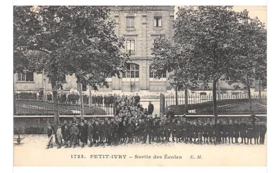Cpa 94 Small Ivry School Exit