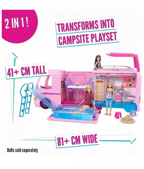 Barbie camper with slide deals