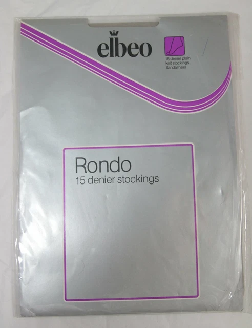 Calze Elbeo Rondo Oyster Medium 15 denari in maglia semplice