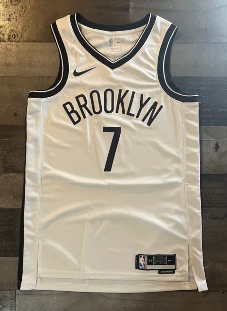 Nike Men's NBA Brooklyn Nets Kevin Durant #7 White MVP Dri-FIT
