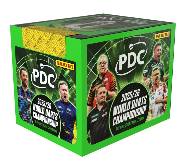 PANINI PDC WORLD Darts Championship 2025 2026 - Display Box 36 Bags NEW ...