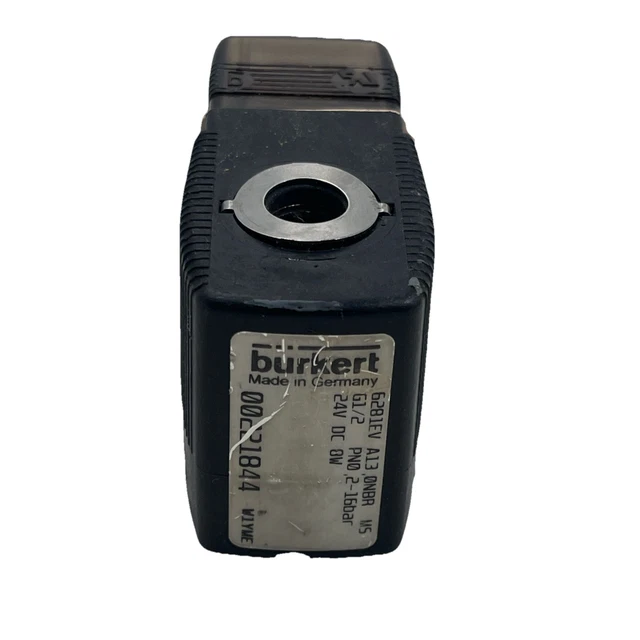 BURKERT 6281EV A13,0NBR Ms Solenoid Valve With Coil 24V Dc Used ...