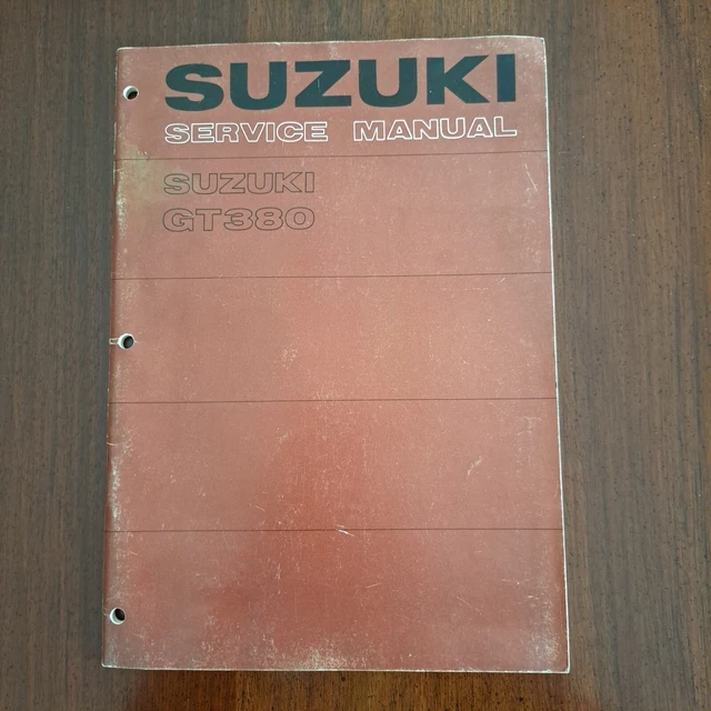 SUZUKI manuale officina d'ASSISTENZA  Originale GT 380 Service Manual 2 tempi