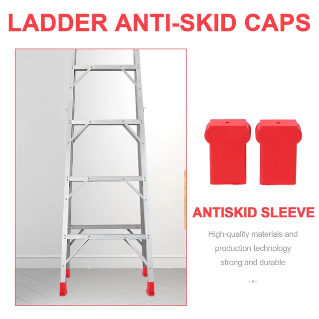 2 PCS LADDER Feet Rubber Plastic Corners for Ladders Mitts Lift Cap £9.
