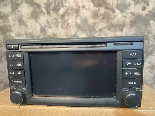 2013-2014 Nissan NV200 Sentra Single CD FM AM SAT GPS Navigation Radio OEM