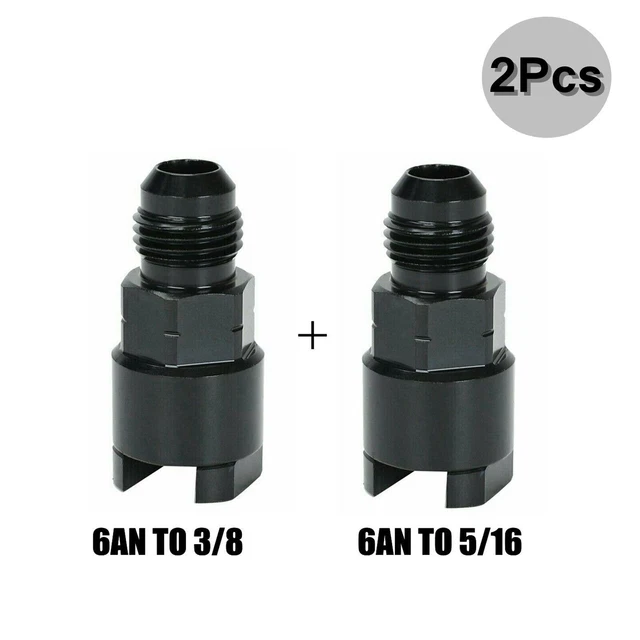 EFI Fuel Rail Adapter Fittings Feed/Return AN6 4.8 5.3 6.0 LS1 LQ4 LQ9