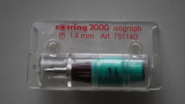Original Zeichenkegel rOtring Isograph 1,40 mm NEU