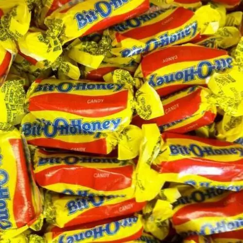 Bit-O-Honey Chewy Candy - BULK CANDY- TWO POUNDS- An Old Fashioned Classic!