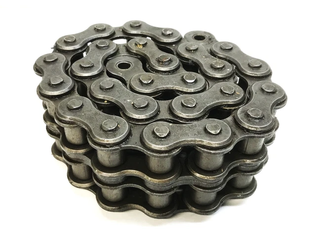Diamond Double Strand Offset Roller Chain, 34 inches in Length, 100-2 NOS