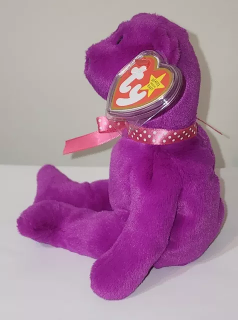 Ty Beanie Baby MAGENTA II (Teddy) Bear 30th Anniversary Limited Edition 2024 NEW 3