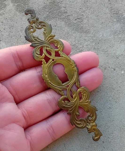 Entrée De Porte Et Serrure Vintage Avec Motif Fleur De Lys – Pour Commode Ou Tiroir, Neuve