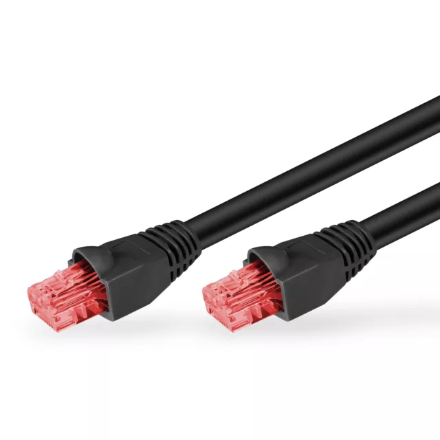 Wentronic Goobay 55432 CAT 6 Outdoor Patch Cable UUTP 10 m Copper Material PE Ou