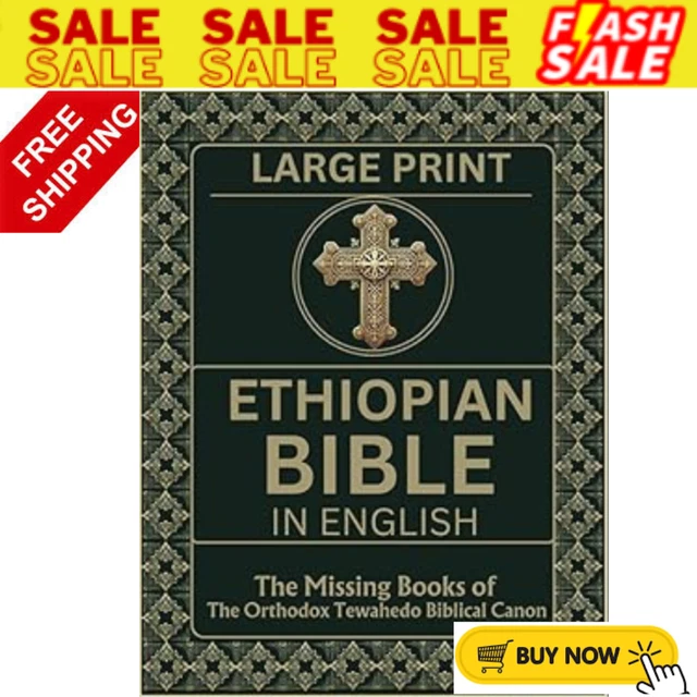 The Ethiopian Bible In English - Complete Large Print Edition By Isaac Tekle