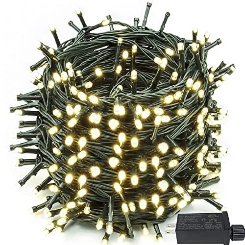 (Memory Function & Timer) 82FT 200 LED Christmas String Lights