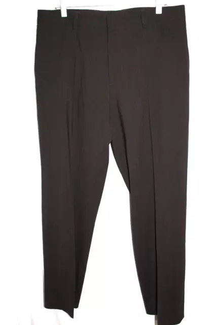 Nwt Mens Hugo Boss Cravin Dark Brown Wool Dress Pants Slacks Size 34 R 34 X 33