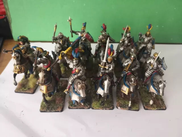 Regimiento de Caballeros Fantasía Estilo Warhammer Pintado