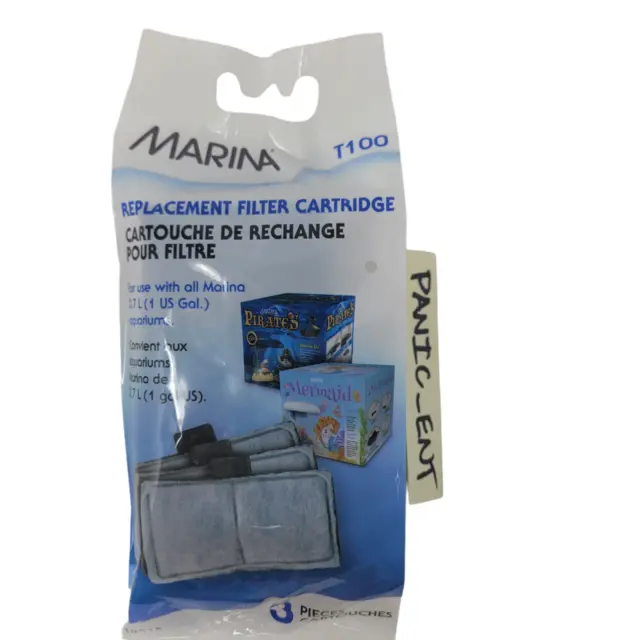 Marina 13315 Top Filter Replacement Cartridge T100 3 Pack