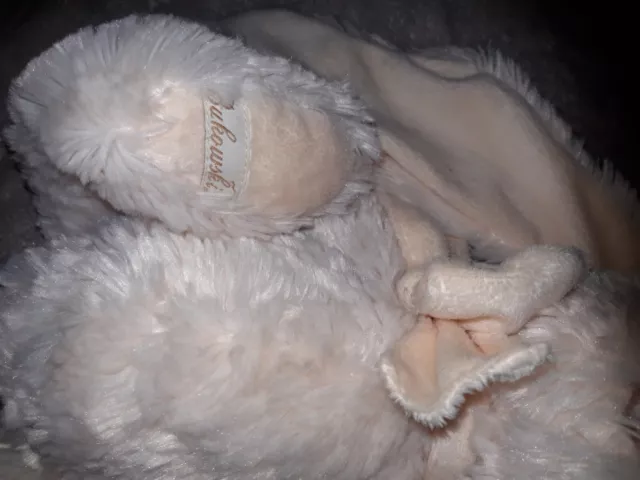 Peluche doudou lapin écru  longues oreilles 40cm Bukowski Ttbe brodé Camille 5
