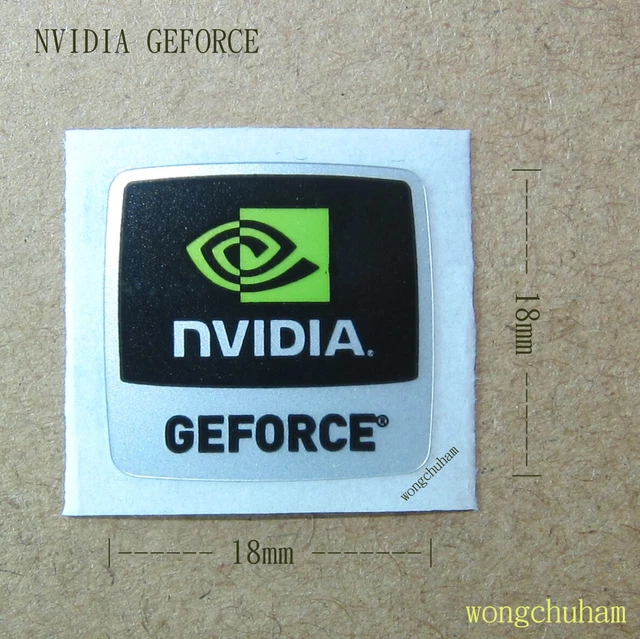 NVIDIA GEFORCE AVEC AUTOCOLLANT CUDA 18 mm x 18 mm neuf veritable bonne qualite EUR 2 41 PicClick FR
