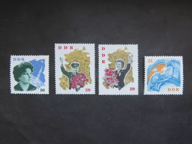 DDR 1963 Mi-Nr. DD 993-996 Kosmonauten Gagarin Tereschkova kpl. postfrisch