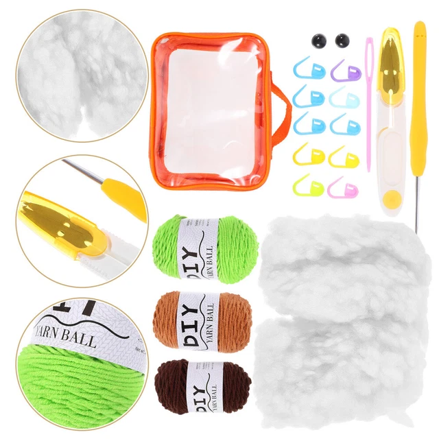 Set Uncinetti Per Principianti - 15 GomitolI, Uncinetti 2-10 Mm, Borsa Portatile E Accessori - Foto 2