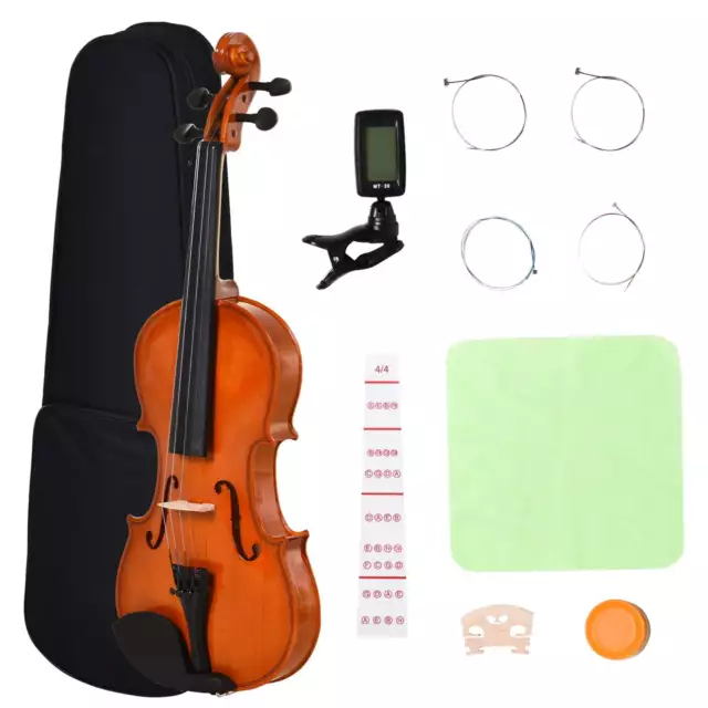 Violino 4/4 per Adulti con Custodia e Accessori