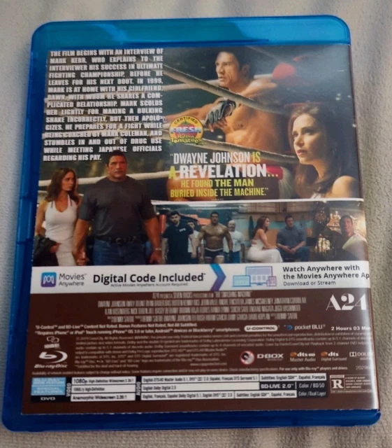 the-smashing-machine-blu-ray-2025-last-one-dwayne-johnson-emily-blunt