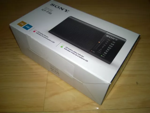 Sony ICF-P36 Portable AM/FM Radio - Black 2