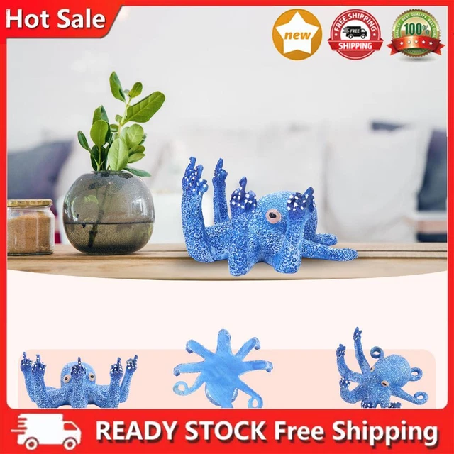 Luminous Marine Life Sculpture Ornaments Resin Home Decor for Office Living Room