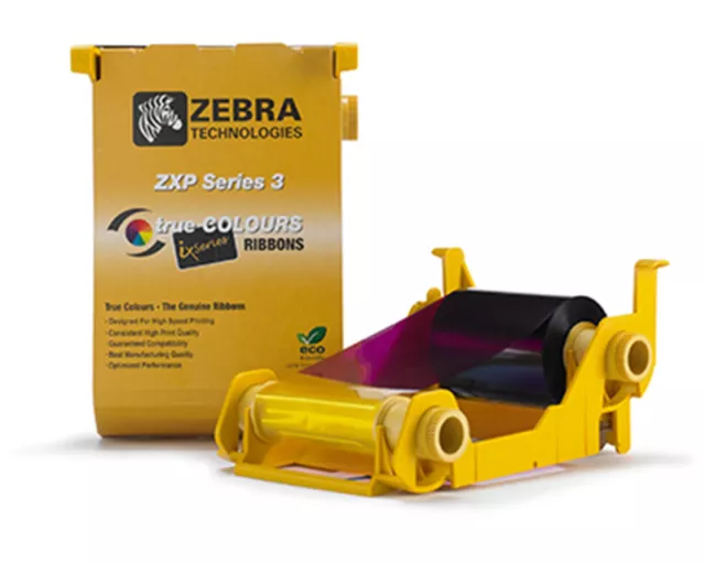 Genuine Zebra 800033-340 YMCKO ZXP 3 Series Color Ribbon 280 Images - New