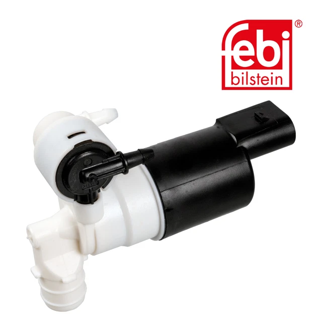 Febi Bilstein 24633 Pompe à Eau Pour Lave-Glace Double - 12V - Compatible Citroën, Peugeot, Renault Et Plus