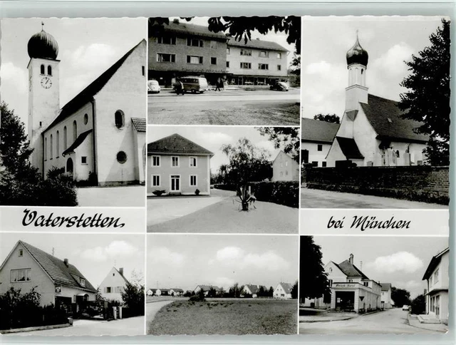 13071523 - 8011 Vaterstetten Kirche Ortsansichten Metzgerei Mehrfachaufnahme