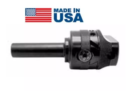 Made in USA 2" x 3/8" (Hole) x 3/4" Integrated Shank Precision Boring Head
