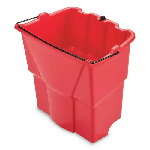 Rubbermaid Commercial 2064907 WaveBrake 2.0 18 qt. Dirty Water Bucket - Red New