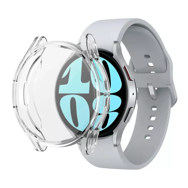 For Samsung Galaxy Watch 6 5 4 40/ 44mm Screen Protector Cover TPU Case