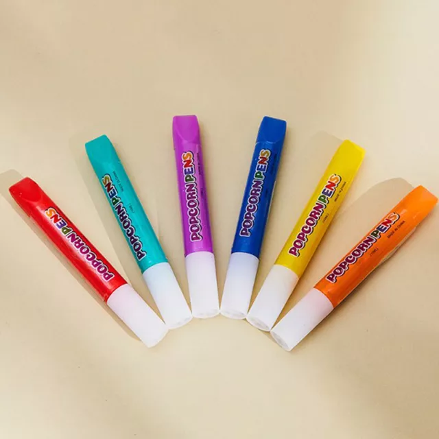 Bolígrafos de palomitas de maíz mágicas color bolígrafos de dibujo hágalo usted mismo 3D Art Safe Pen Paint P Bf