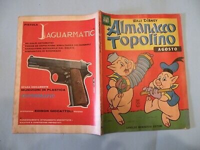 Almanacco Topolino 1965 N° 8 Mondadori Disney Orig. Molto Buono Bollino