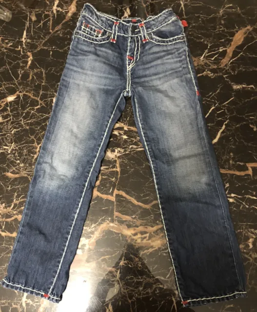 True Religion Boys Slim Fit Jeans Age 7 Yrs Blue Wash Denim