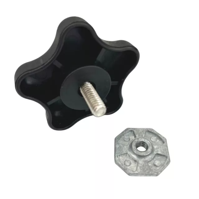 Brace Locking Knob & Backing Nut for Carefree Roll Out Awning Caravan Tightening