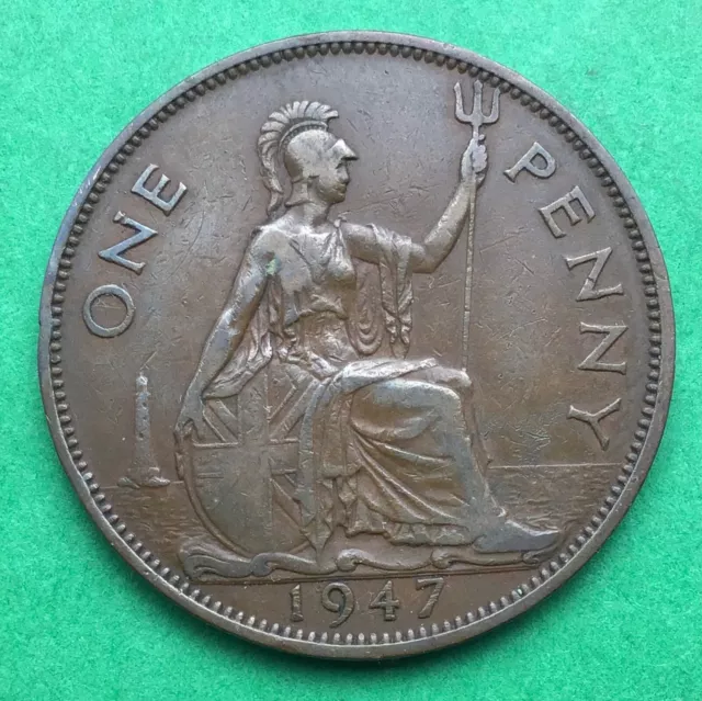 UK 1947 GREAT BRITAIN ONE PENNY - King George VI